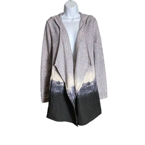 Cuddl Duds Fleece Drape Front Hooded Cardigan Size XXS/XS - Picture 1 of 4